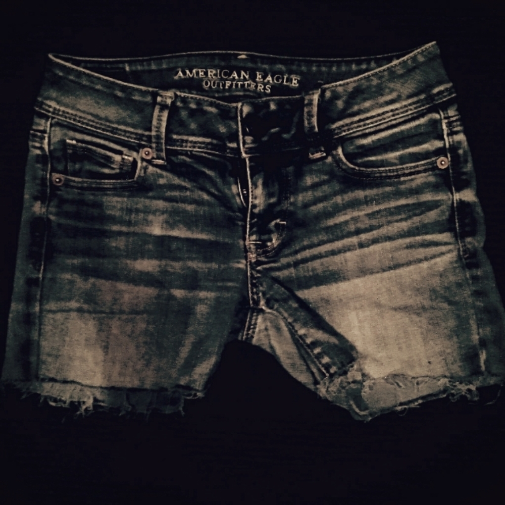 American Eagle cut off shorts, size 2, stretchy